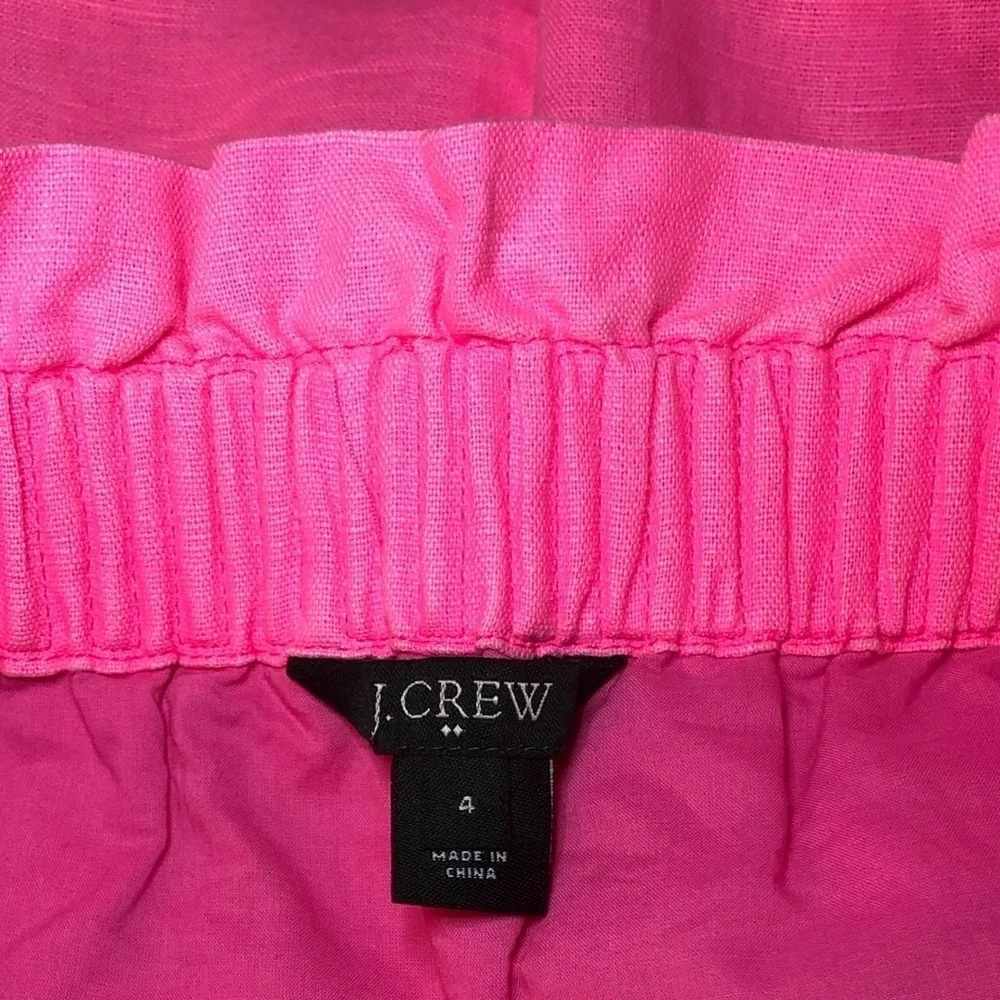 J. Crew Bright Pink Mini Skirt